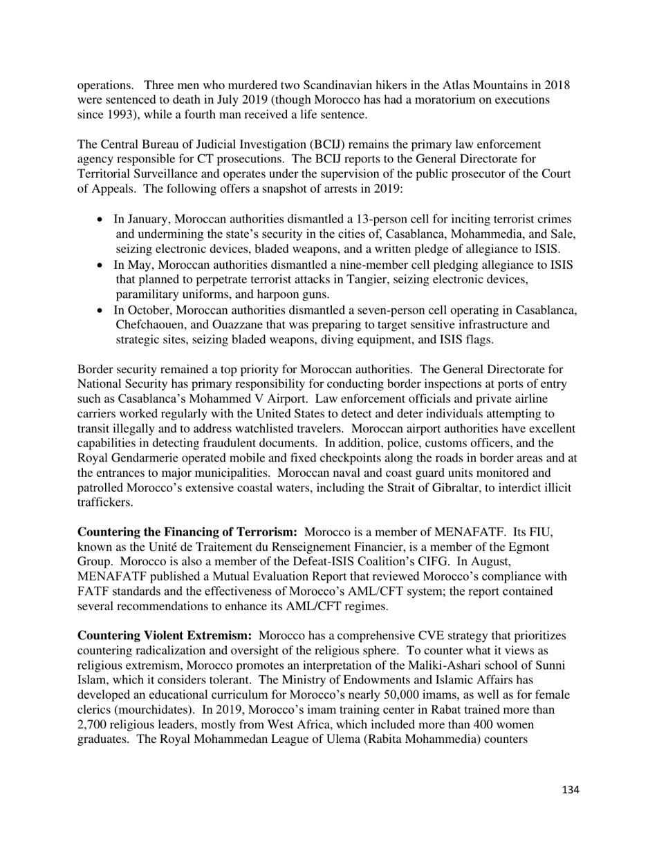 Country Reports on Terrorism, Page 135