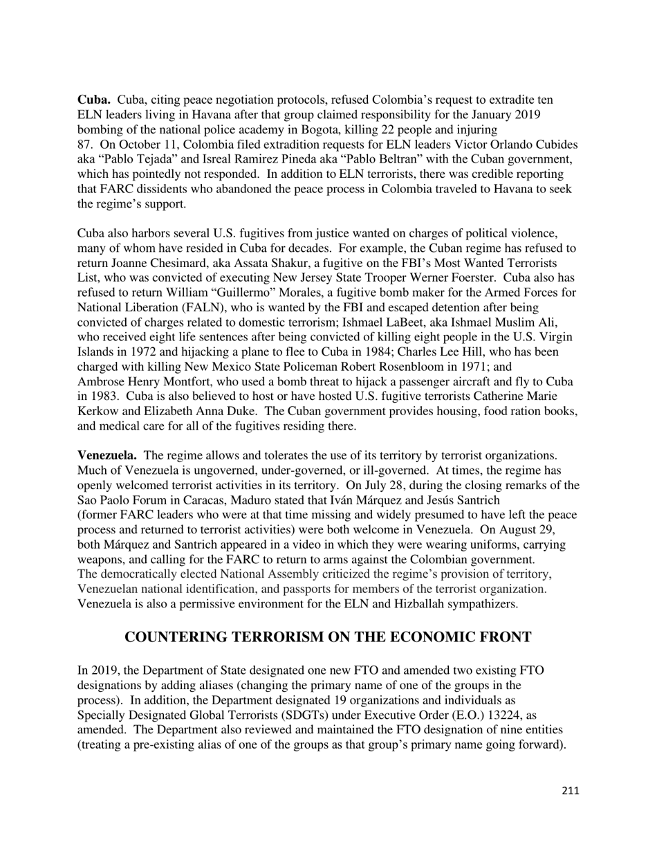 Country Reports on Terrorism, Page 212