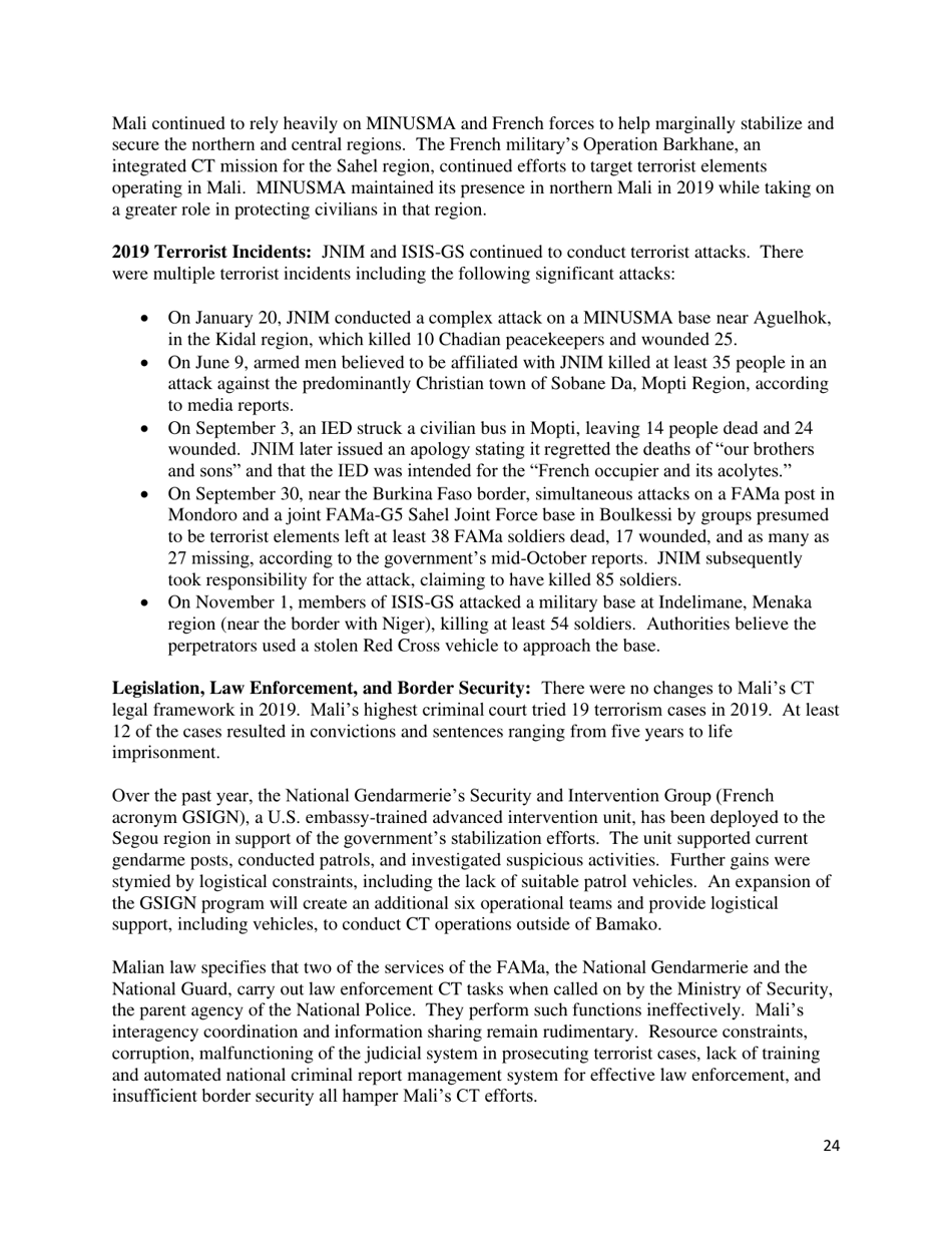 Country Reports on Terrorism, Page 25