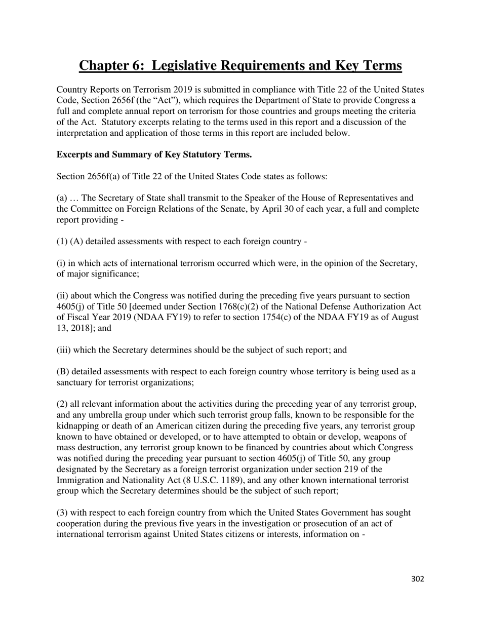 Country Reports on Terrorism, Page 303