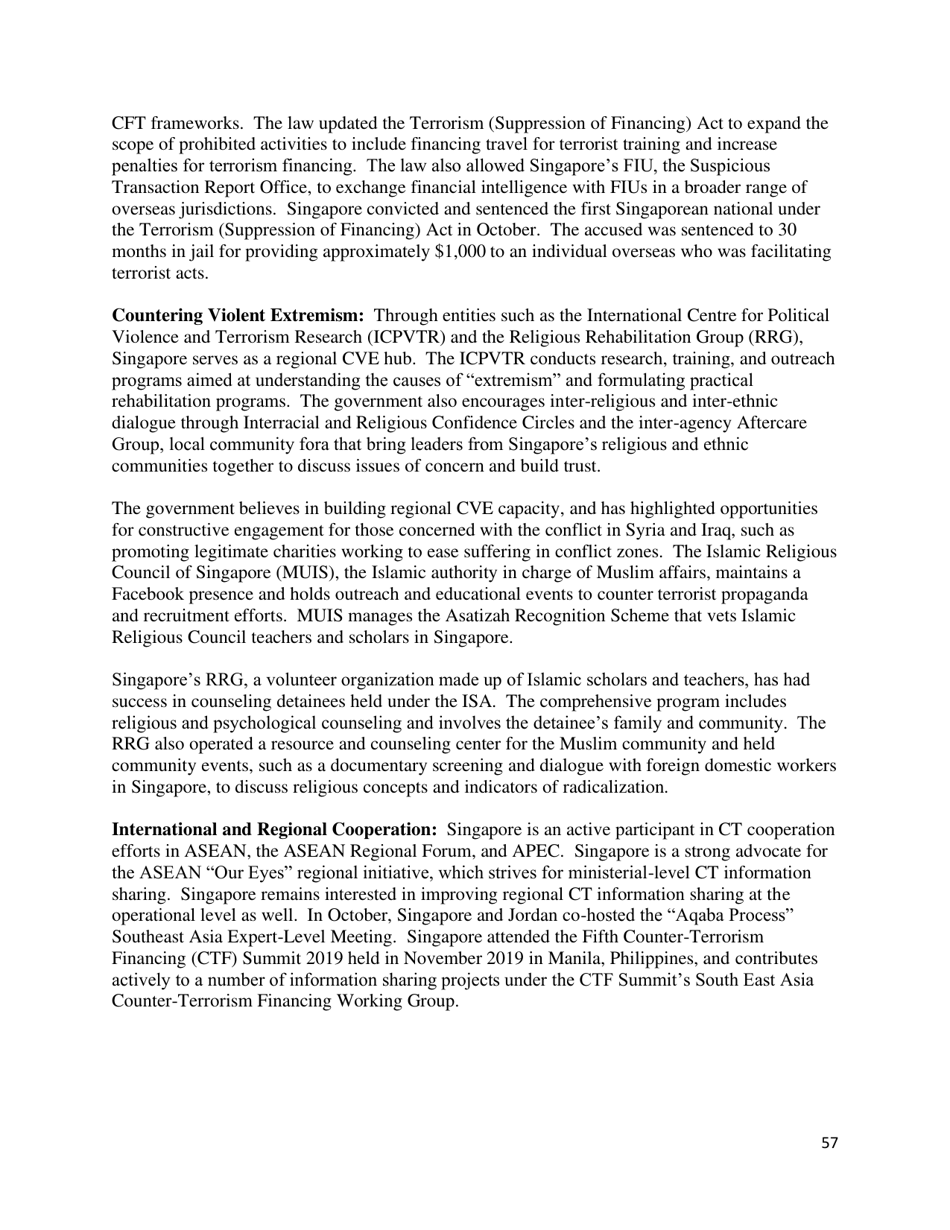 Country Reports on Terrorism, Page 58