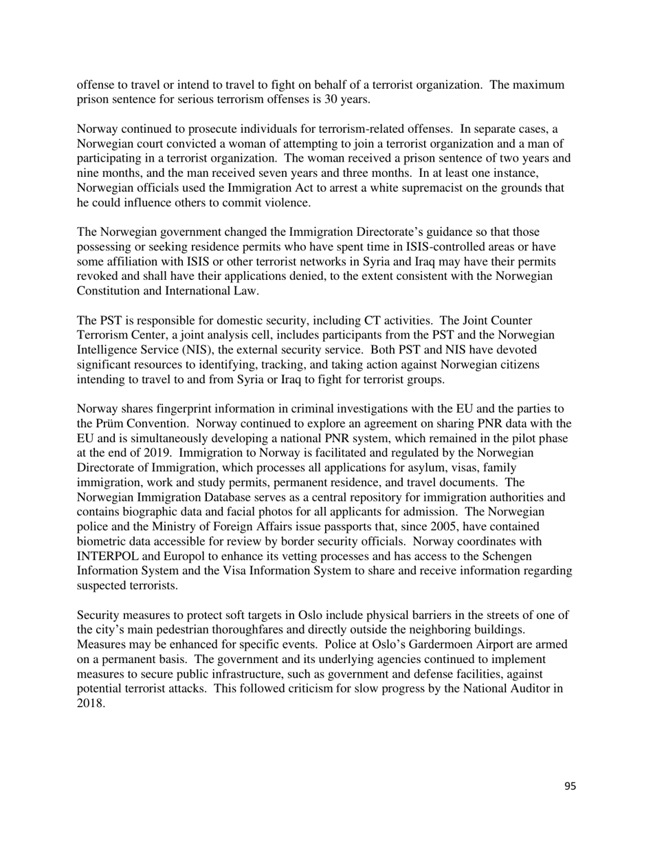 Country Reports on Terrorism, Page 96