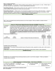 DCYF Form 14-444 Child Health and Education Tracking Screening Report - Washington, Page 5