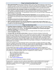 DSHS Form 14-113 Your Cash and Food Assistance Rights and Responsibilities - Washington, Page 2