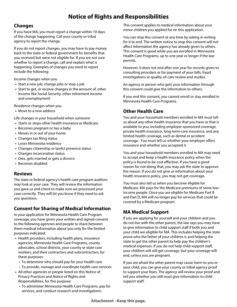 Form DHS-3418-ENG Minnesota Health Care Programs Renewal - Minnesota, Page 14