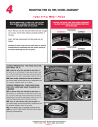 OSHA Form 3421 Servicing Multi-Piece and Single-Piece Rim Wheels 29 Cfr 1910.177 Manual - Tire Chart, Page 14