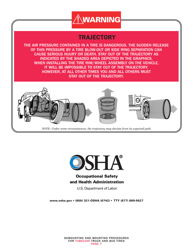 OSHA Form 3421 Servicing Multi-Piece and Single-Piece Rim Wheels 29 Cfr 1910.177 Manual - Tire Chart, Page 9
