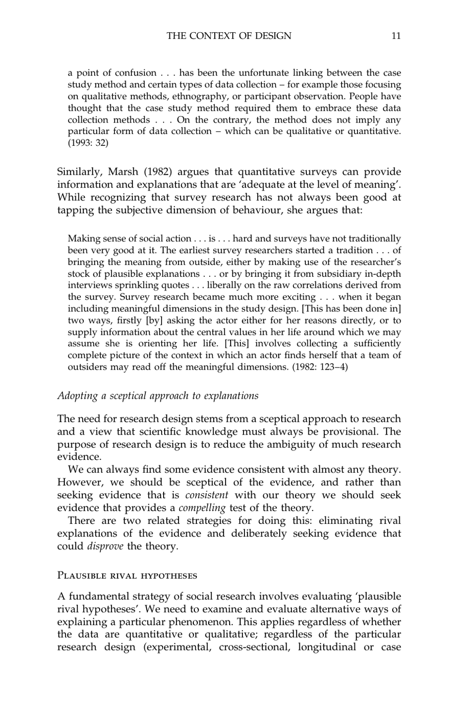 Research Design in Social Research, the Context of Design - David De Vaus, Page 11