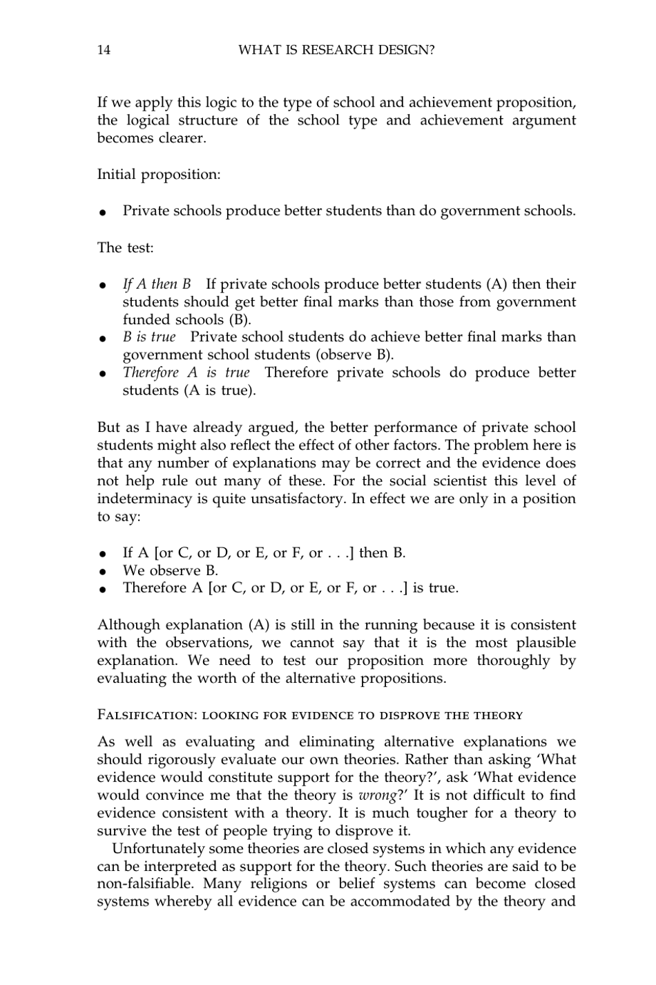 Research Design in Social Research, the Context of Design - David De Vaus, Page 14