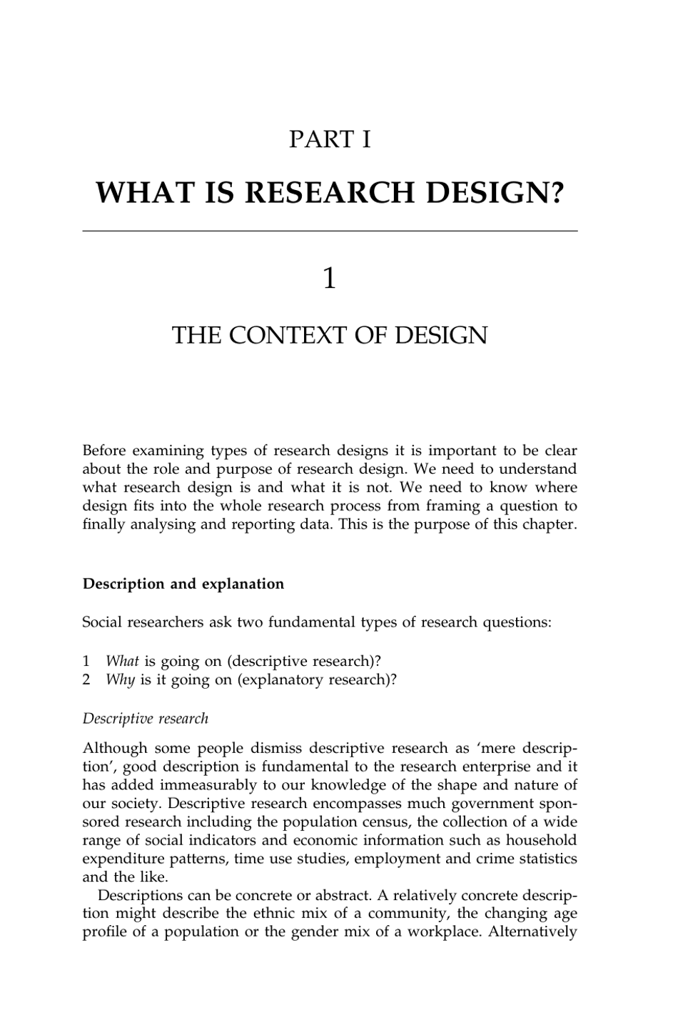 Research Design in Social Research Book Cover