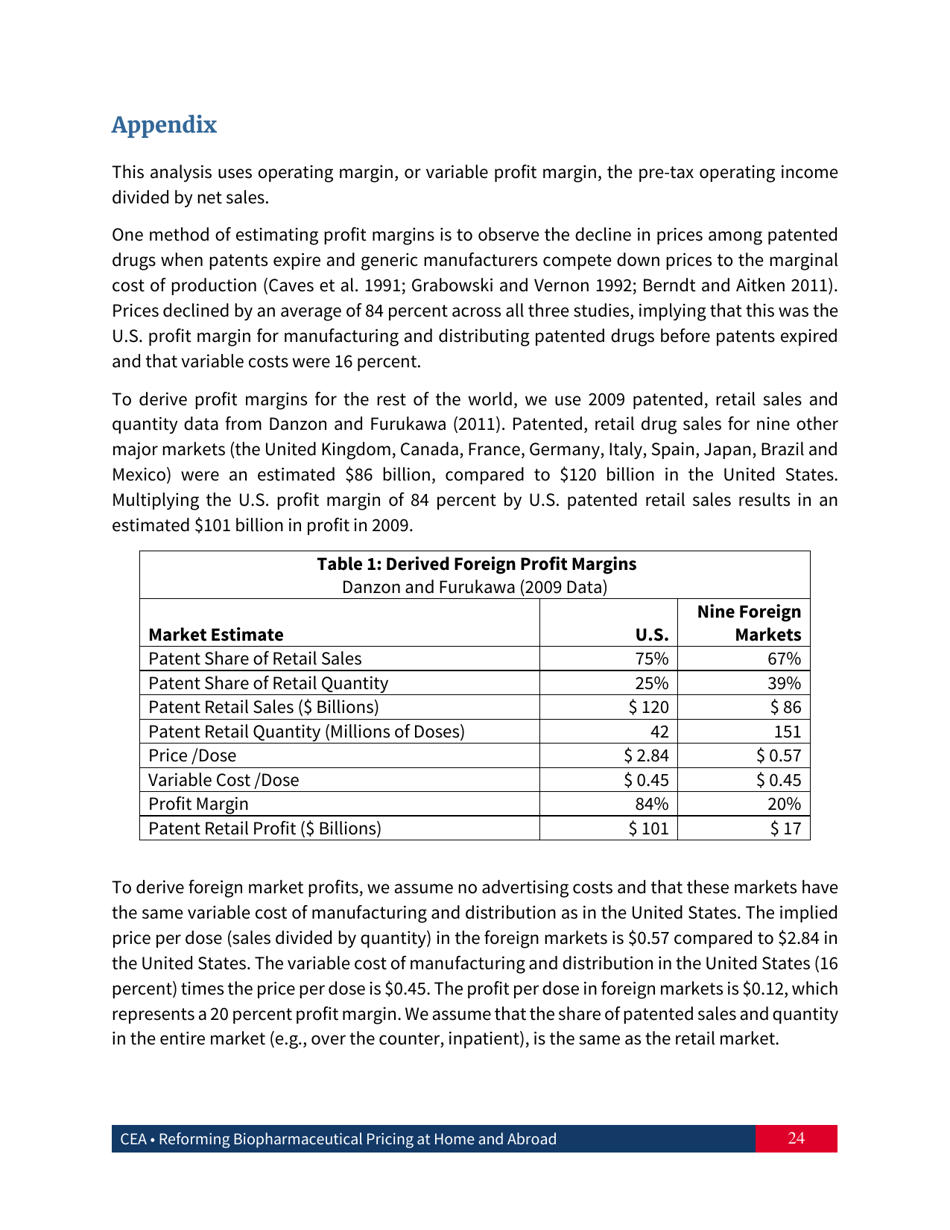 Reforming Biopharmaceutical Pricing at Home and Abroad, Page 25