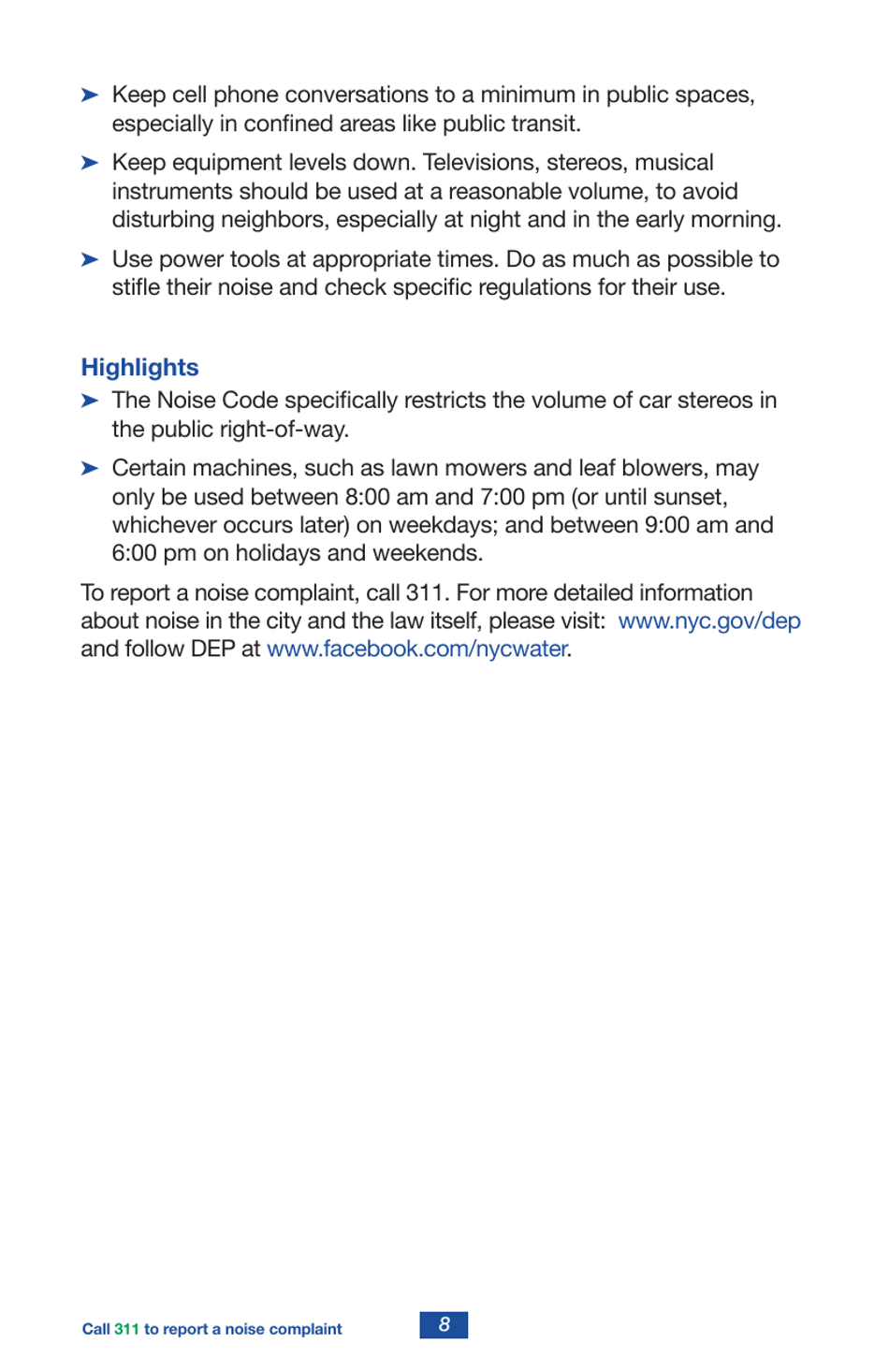 A Guide to New York Citys Noise Code - New York City, Page 10