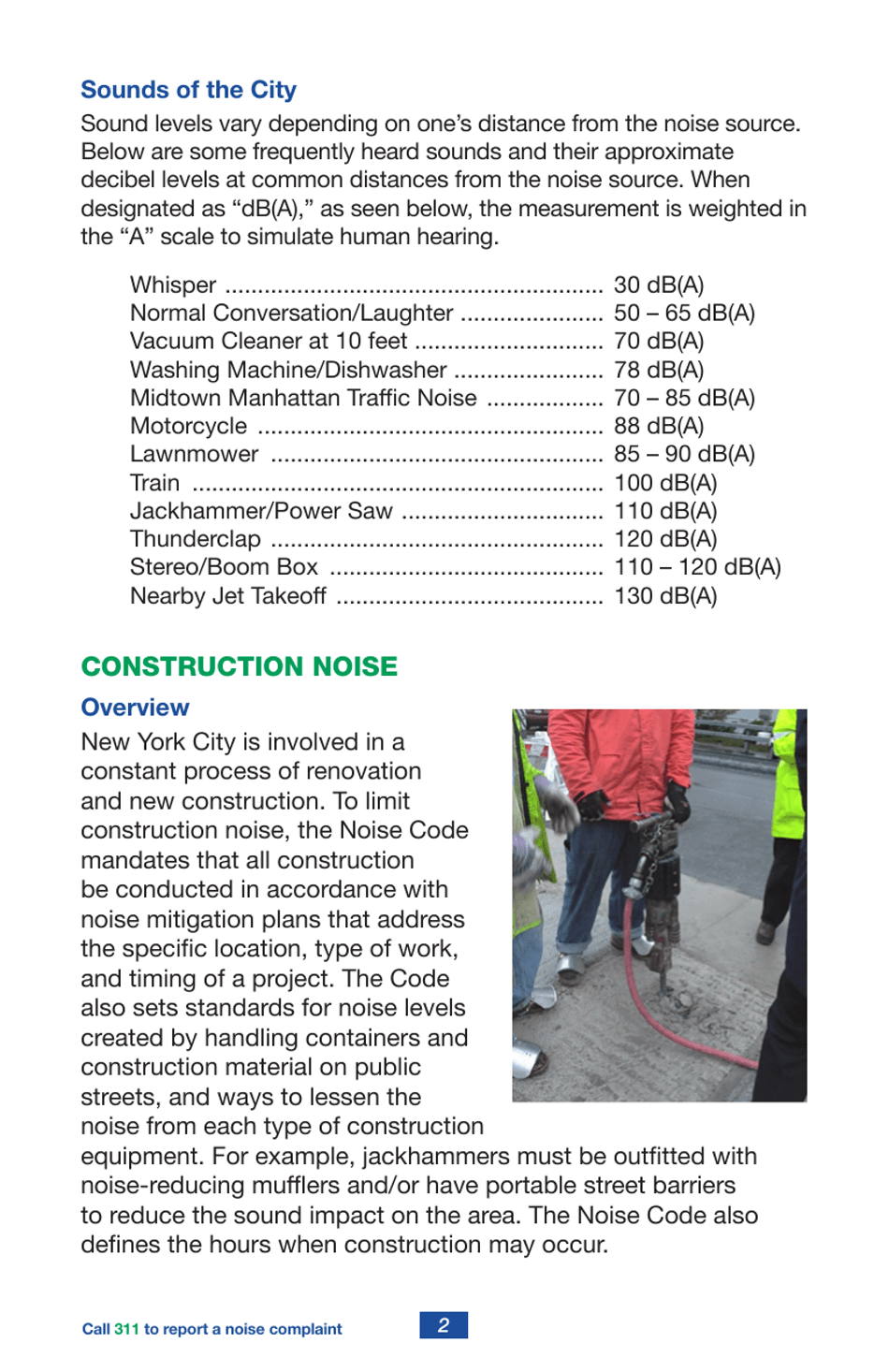 A Guide to New York Citys Noise Code - New York City, Page 4