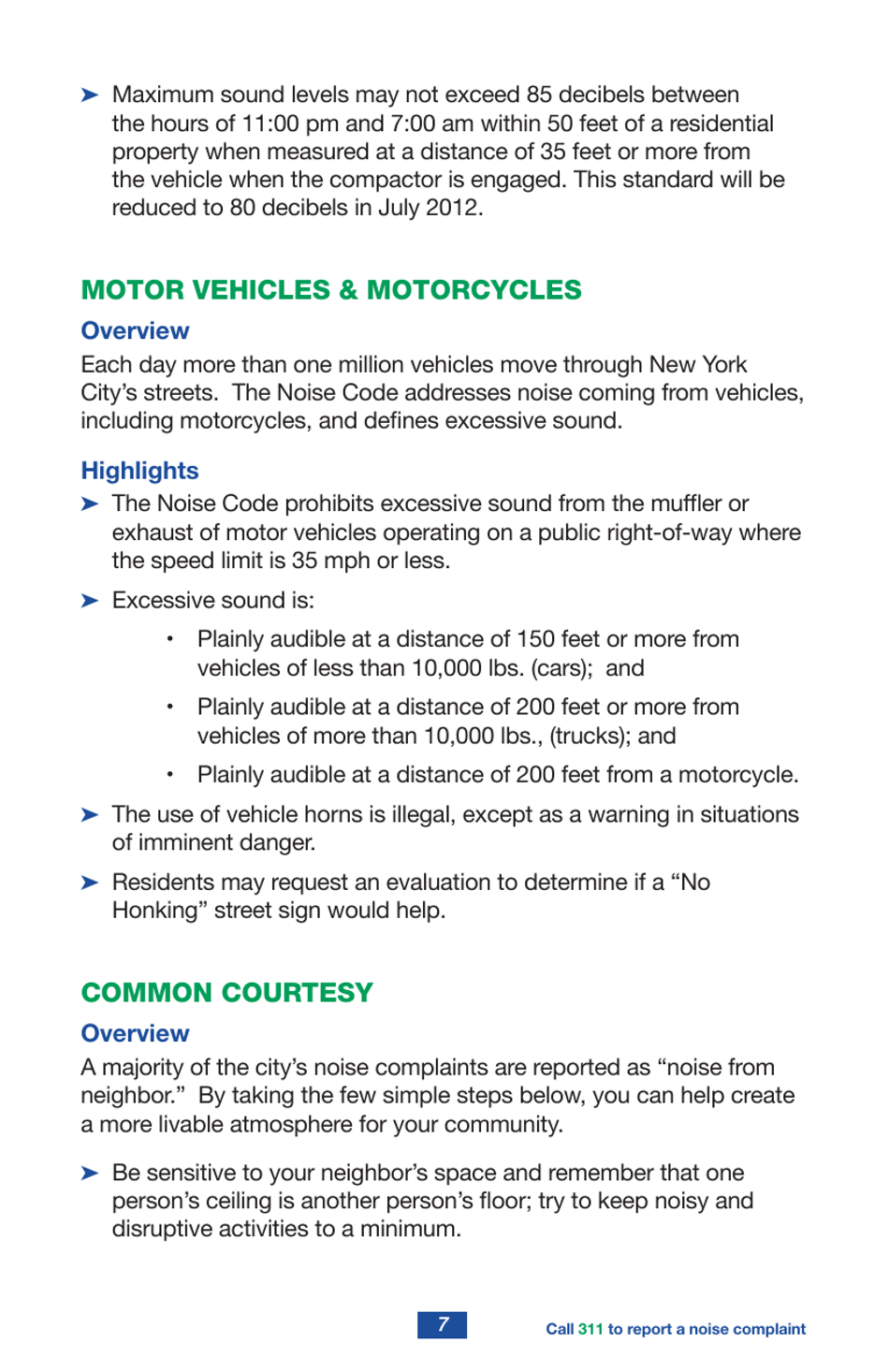 A Guide to New York Citys Noise Code - New York City, Page 9