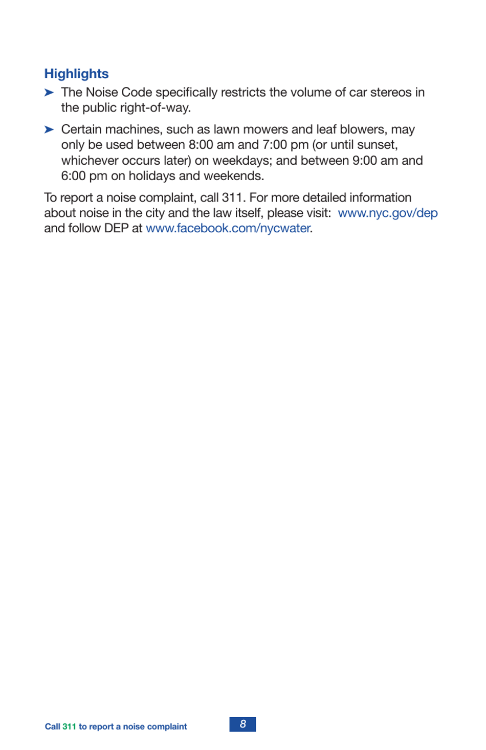 A Guide to New York Citys Noise Code - New York City, Page 10