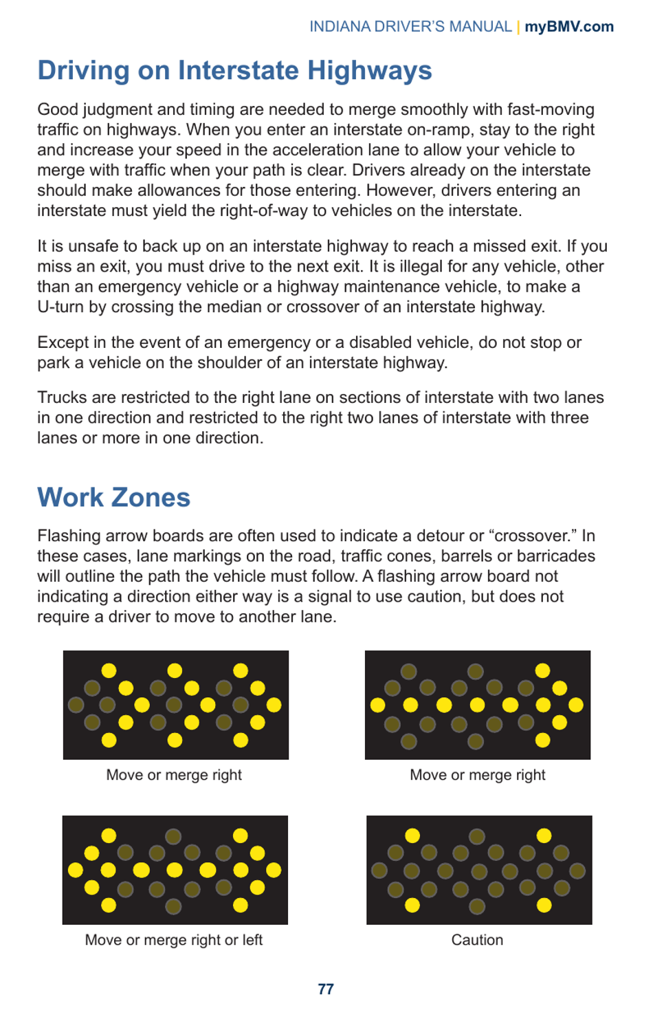 Drivers Manual - Chapter 5, Safe Vehicle Operation - Indiana, Page 17
