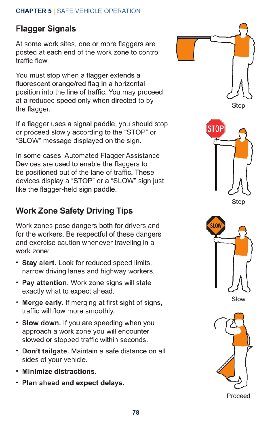 Drivers Manual - Chapter 5, Safe Vehicle Operation - Indiana, Page 18