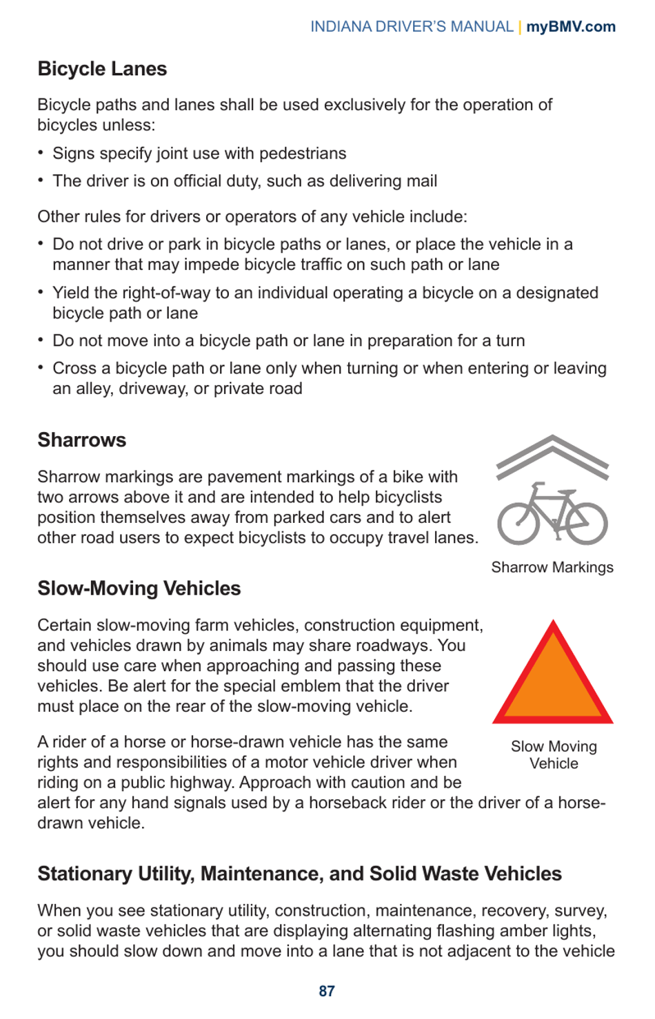 Drivers Manual - Chapter 5, Safe Vehicle Operation - Indiana, Page 27