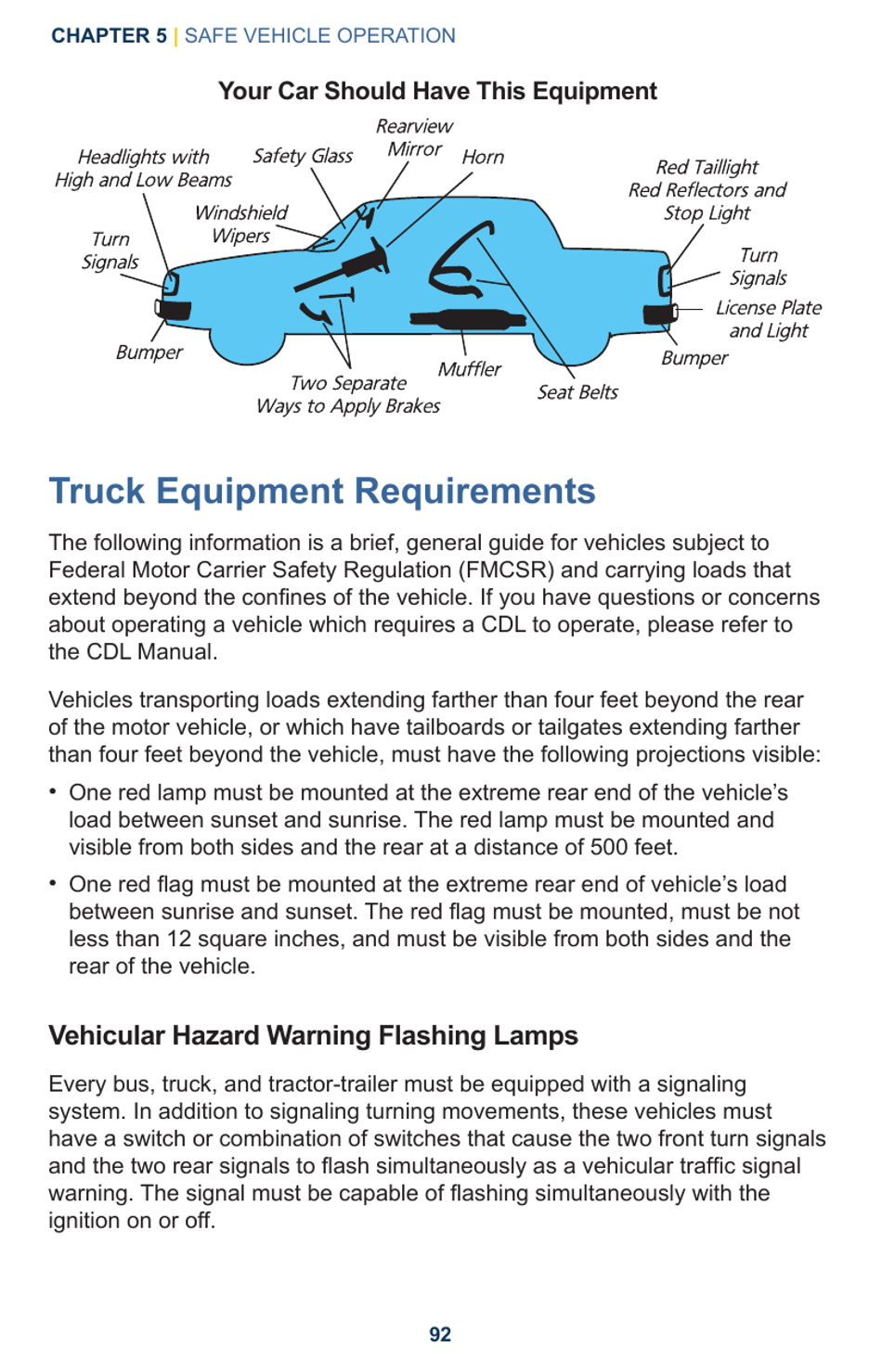 Drivers Manual - Chapter 5, Safe Vehicle Operation - Indiana, Page 32