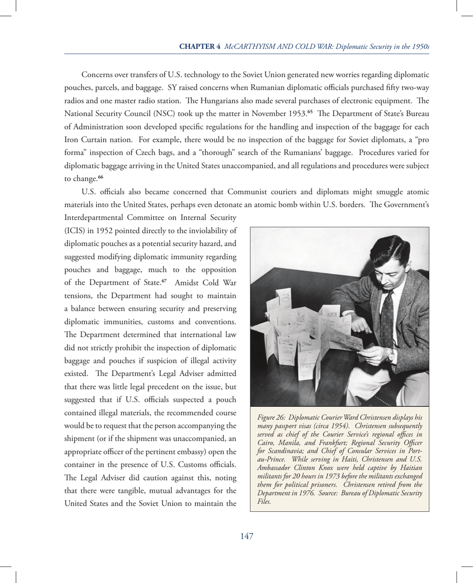 Chapter 4 - Mccarthyism and Cold War: Diplomatic Security in the 1950s, Page 27