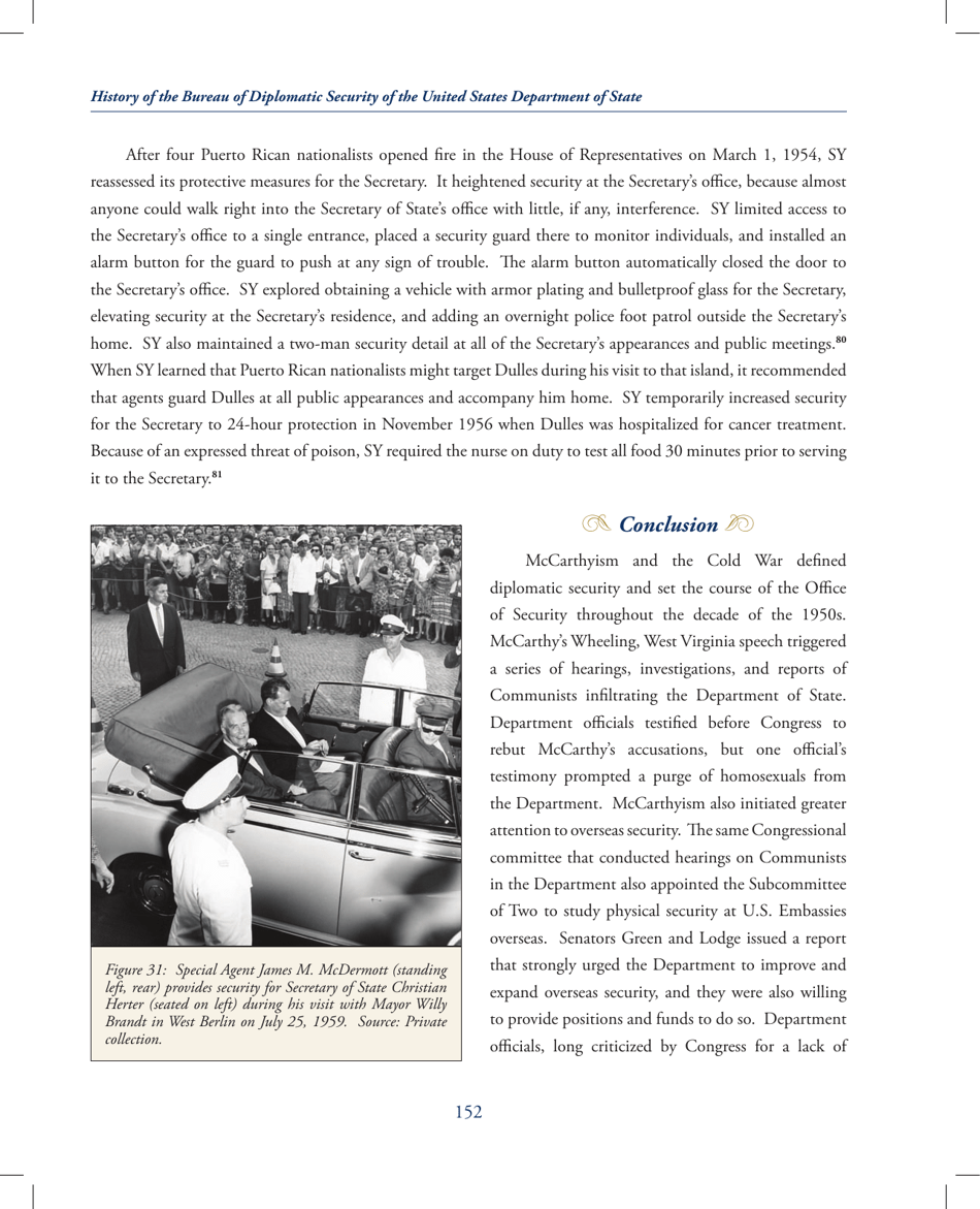 Chapter 4 - Mccarthyism and Cold War: Diplomatic Security in the 1950s, Page 32