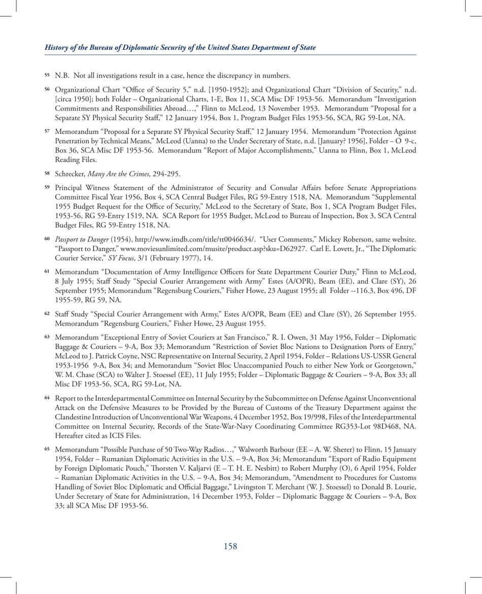 Chapter 4 - Mccarthyism and Cold War: Diplomatic Security in the 1950s, Page 38