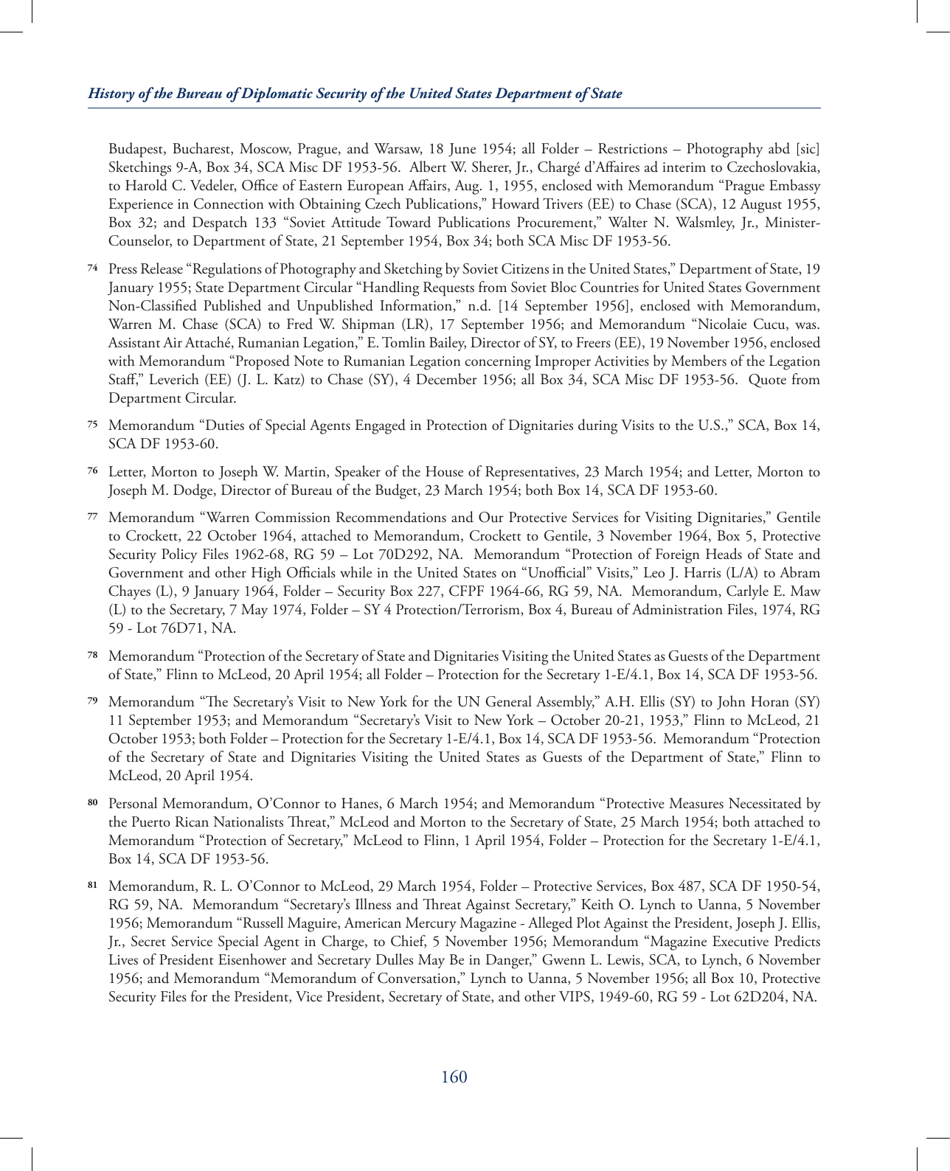 Chapter 4 - Mccarthyism and Cold War: Diplomatic Security in the 1950s, Page 40