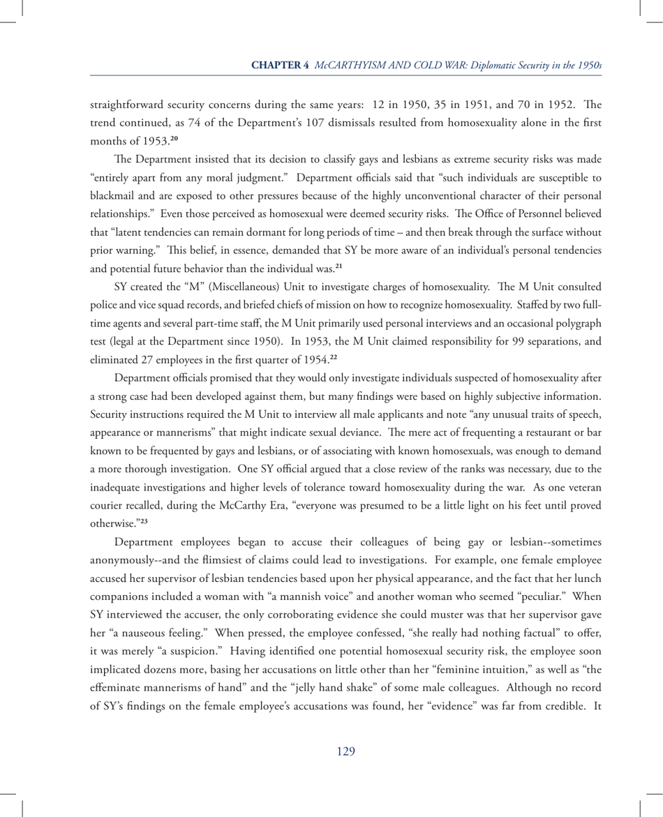 Chapter 4 - Mccarthyism and Cold War: Diplomatic Security in the 1950s, Page 9