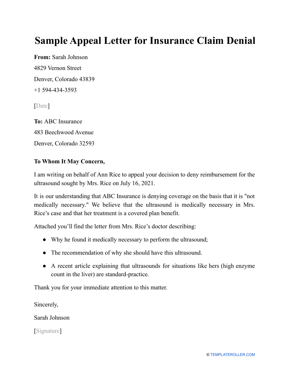 Sample Of Denial Letter Template Printable Pdf Downlo vrogue.co