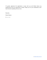 Sample Special Education Cover Letter, Page 2