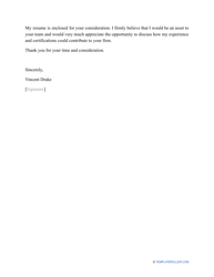 Sample Security Guard Cover Letter, Page 2