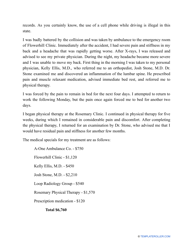 Sample Demand Letter for Car Accident Settlement, Page 2