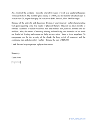 Sample Demand Letter for Car Accident Settlement, Page 3