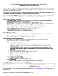 Form F248-361-000 Provider Account Application for Provider Outside the United States - Washington, Page 6