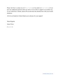 Donation Request Letter for School, Page 2