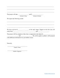 Grant Letter of Intent Template, Page 2