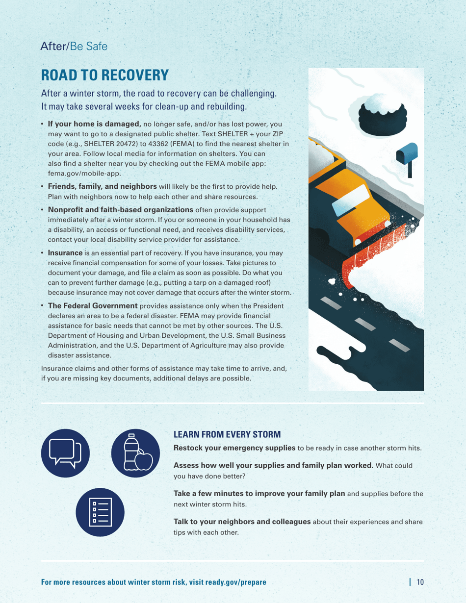 How to Prepare for a Winter Storm, Page 11