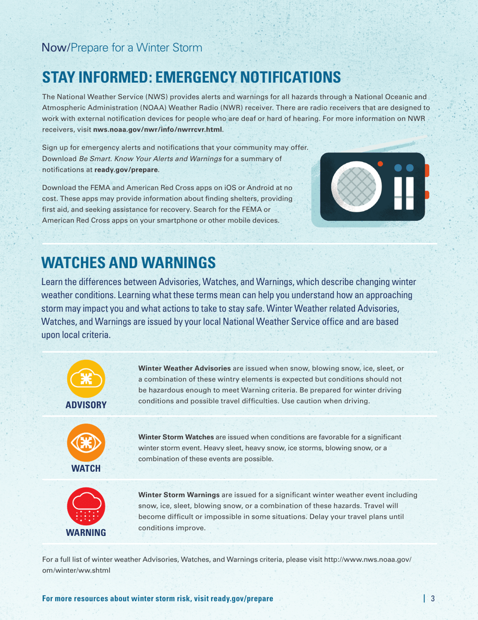 How to Prepare for a Winter Storm, Page 4