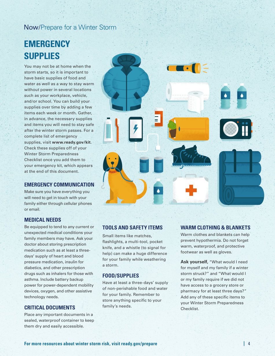 How to Prepare for a Winter Storm, Page 5