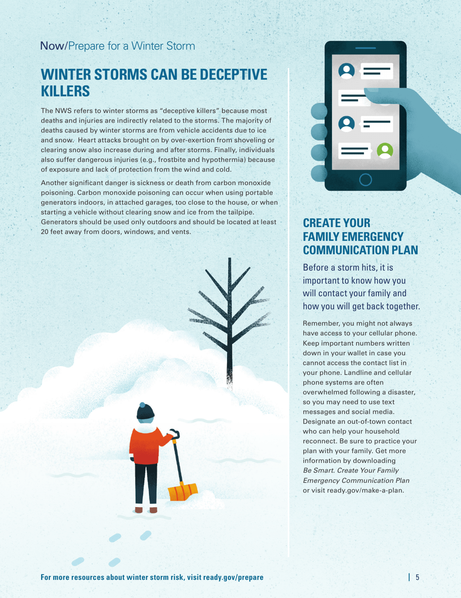 How to Prepare for a Winter Storm, Page 6