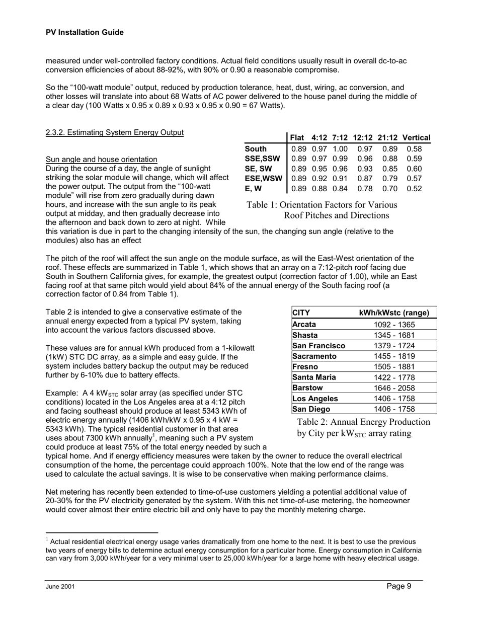 A Guide to Photovoltaic (Pv) System Design and Installation - California, Page 10