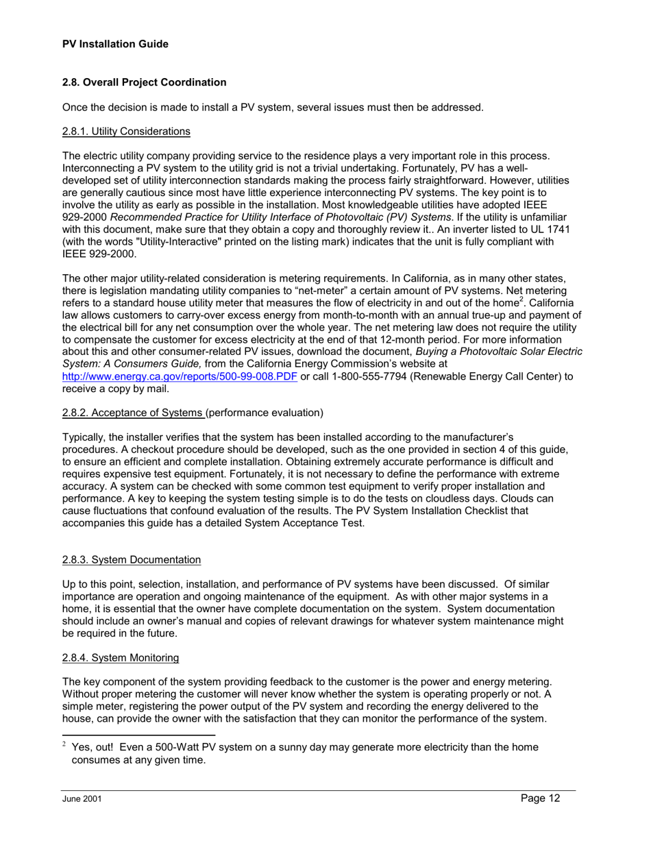A Guide to Photovoltaic (Pv) System Design and Installation - California, Page 13