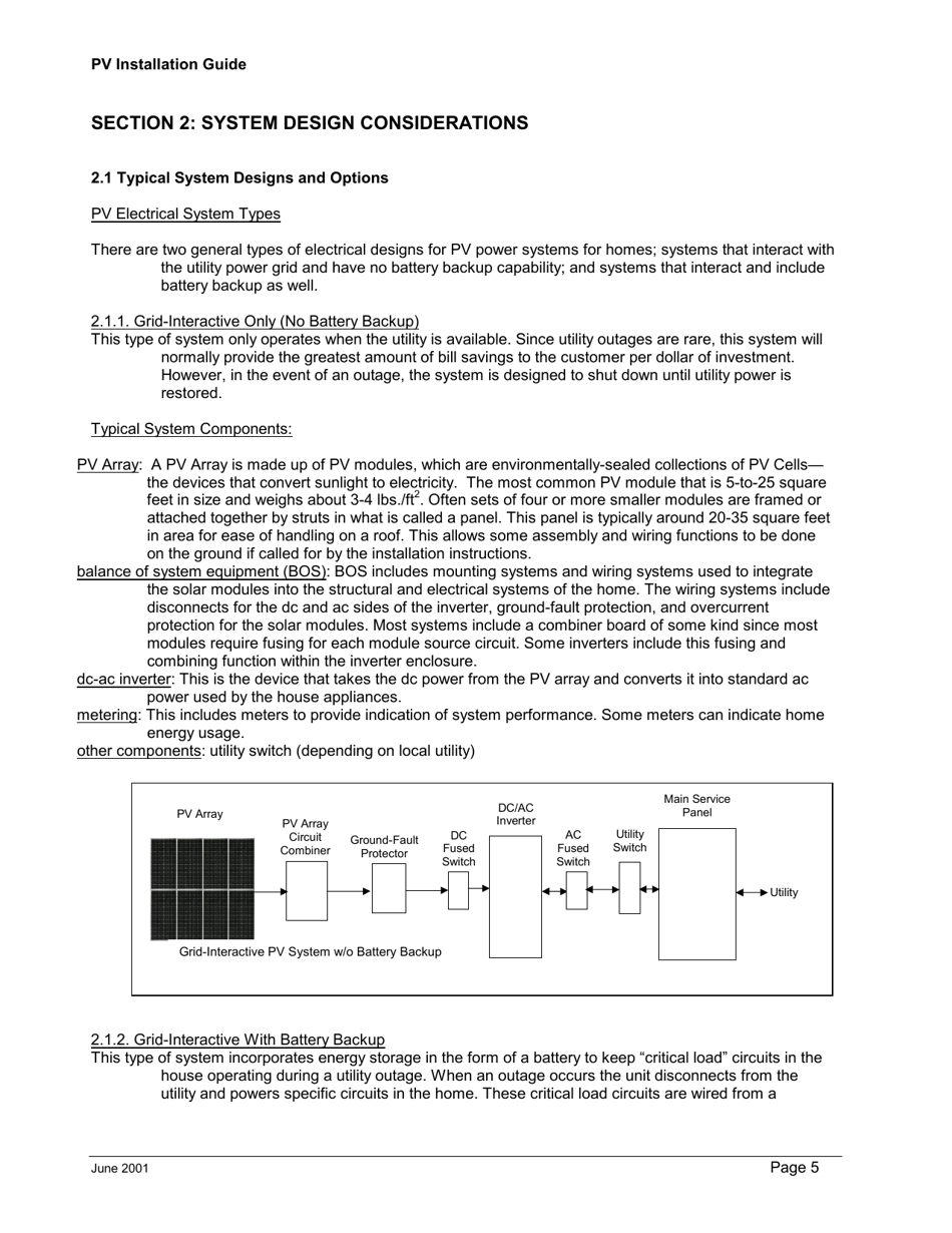 A Guide to Photovoltaic (Pv) System Design and Installation - California, Page 6