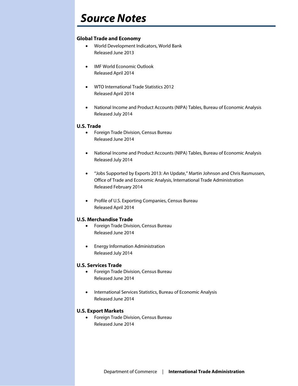 U.S. Trade Overview, 2013, Page 8