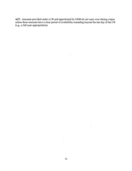 Memorandum for the Heads of Executive Departments and Agencies (Planning for Agency Operations During a Potential Lapse in Appropriations), Page 16