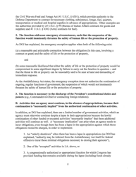 Memorandum for the Heads of Executive Departments and Agencies (Planning for Agency Operations During a Potential Lapse in Appropriations), Page 4