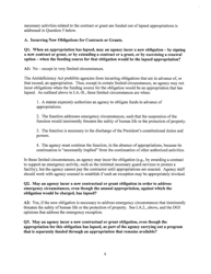 Memorandum for the Heads of Executive Departments and Agencies (Planning for Agency Operations During a Potential Lapse in Appropriations), Page 6