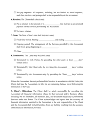Accounting Engagement Letter Template, Page 3