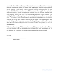 Goodbye Letter to Addiction Template, Page 2