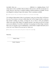 Intervention Letter Template, Page 2